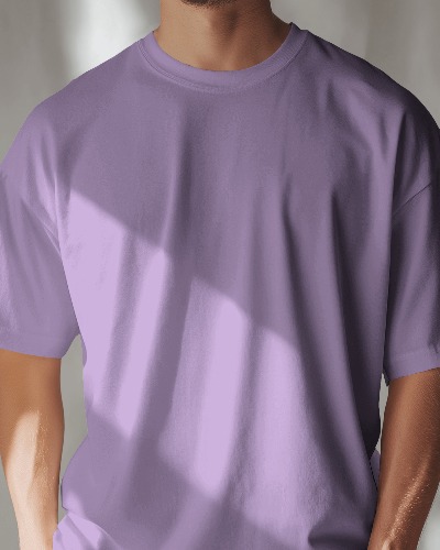 Oversized T-Shirt Solid - Lavender