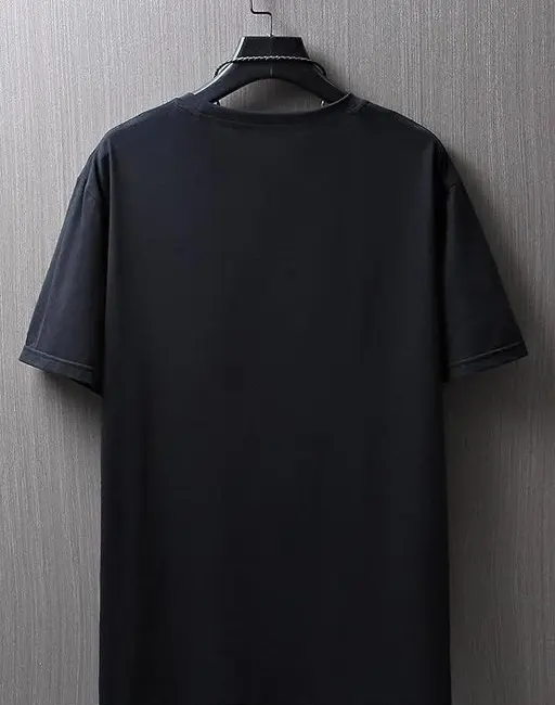 Man Polycotton T shirt Black