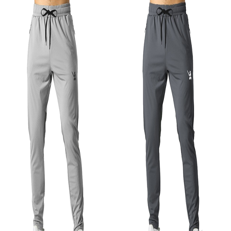 Lycra Track Pant - Dark Grey & Grey Combo